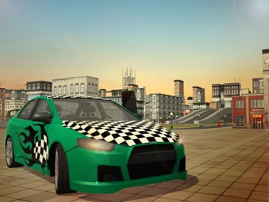 Изображение игры: Futuristic Flying Racing Car Pilot N Extreme Driving