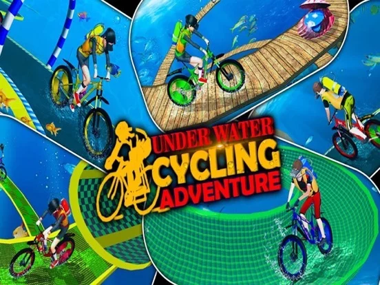 Изображение игры: Water Park MMX Bicycle Rider