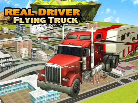 Изображение игры: Real Driver of Flying Truck Parking Reloaded