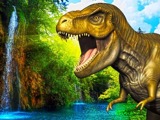 Изображение игры: Wild T-Rax the Dino Simulator N Forest Hungry Rivals