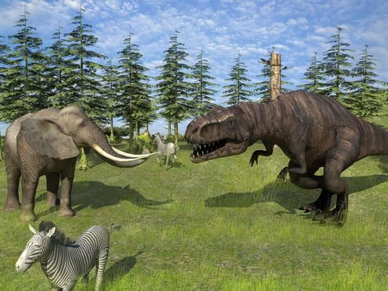 Изображение игры: Wild T-Rax the Dino Simulator N Forest Hungry Rivals