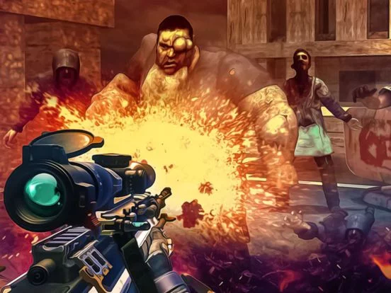 Изображение игры: Zombie Slayer the Gunner Shooter