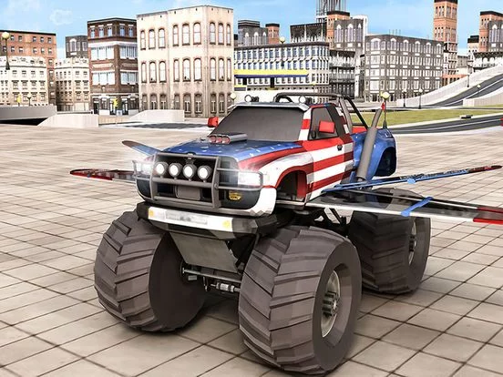 Изображение игры: Flying MMX Truck Simulator