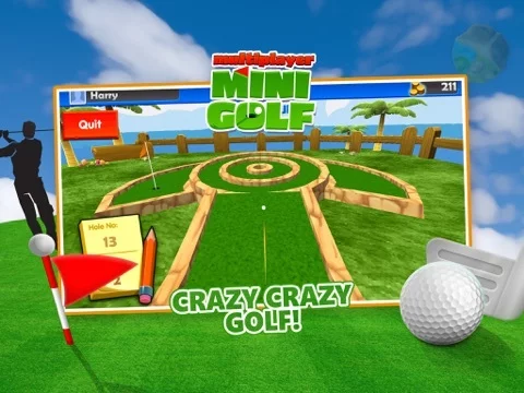 Изображение игры: Multiplayer Mini Golf
