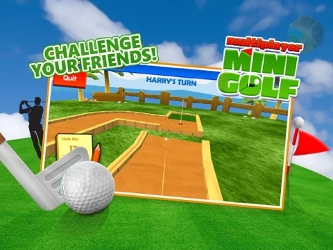 Изображение игры: Multiplayer Mini Golf