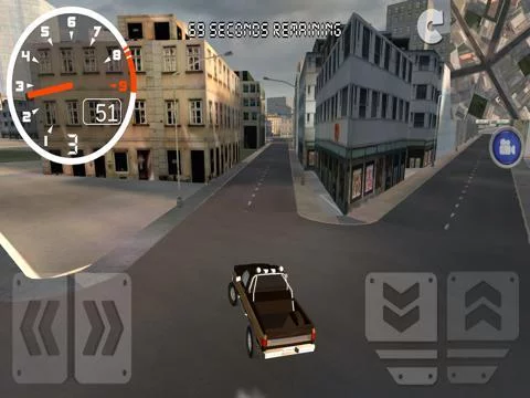 Изображение игры: Pickup Truck City Driving Sim