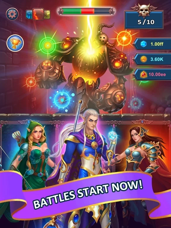 Изображение игры: Epic Age Clicker slay legendary bosses & monsters
