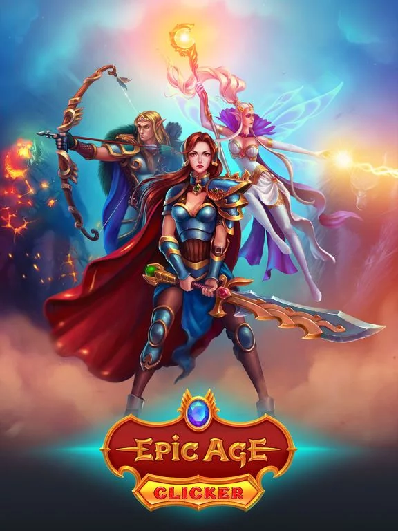 Изображение игры: Epic Age Clicker slay legendary bosses & monsters