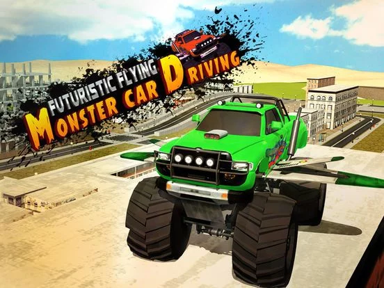 Изображение игры: Futuristic Flying Monster Car Driving