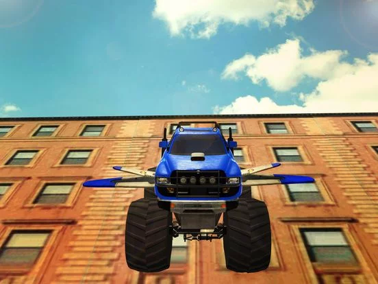 Изображение игры: Futuristic Flying Monster Car Driving
