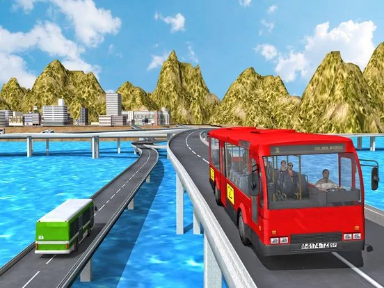 Изображение игры: City Bus Crazy Driving Simulator