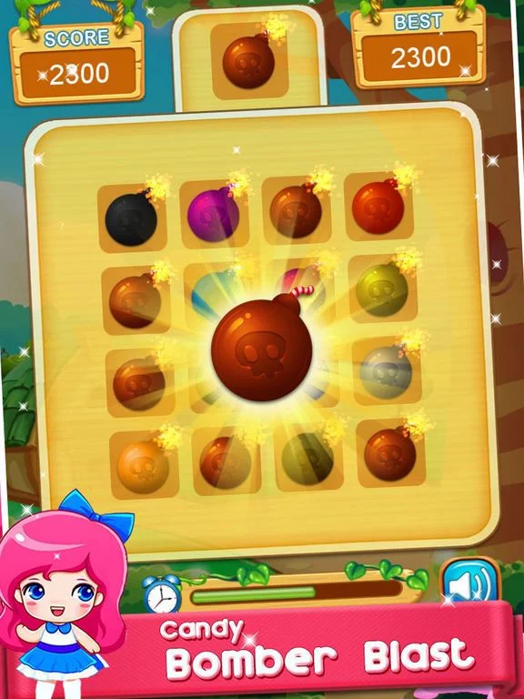 Изображение игры: Candy Bomber Blast