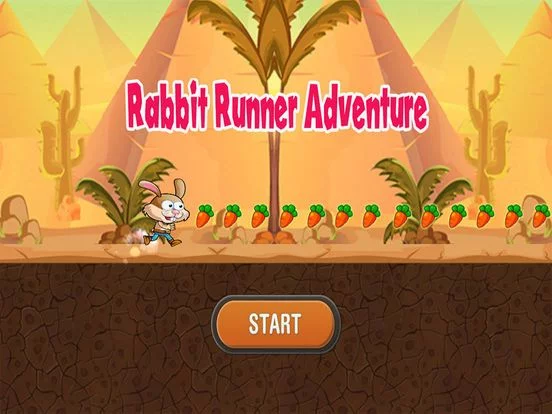 Изображение игры: Rabbit Runner Adventure