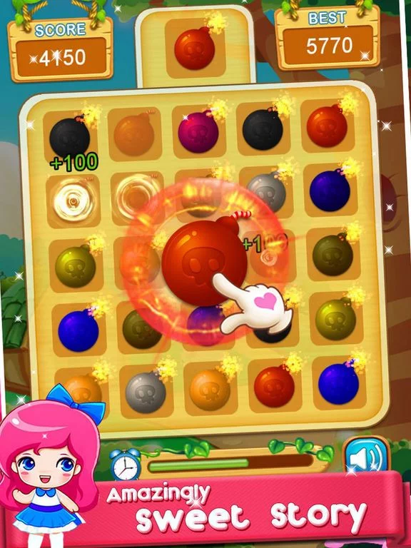 Изображение игры: Candy Bomber Blast