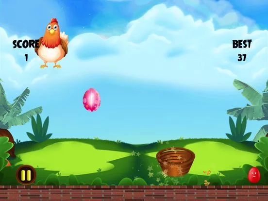 Изображение игры: Catch The Chicken Eggs