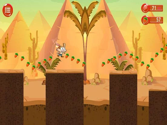 Изображение игры: Rabbit Runner Adventure
