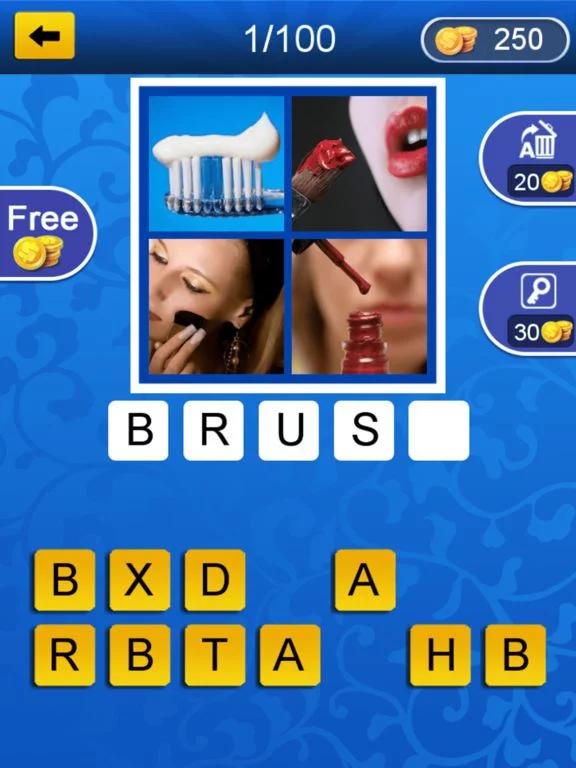 Изображение игры: Four Picture One Word Puzzle