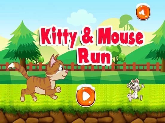 Изображение игры: Kitty & Mouse Run