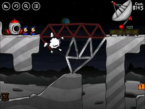 Изображение игры: Cargo Bridge Moon HD