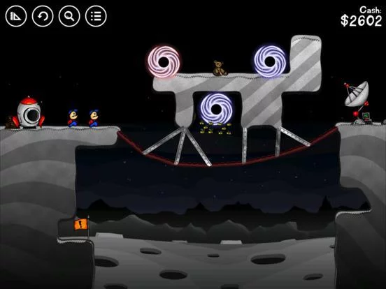 Изображение игры: Cargo Bridge Moon HD