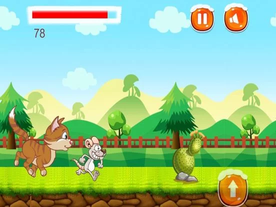 Изображение игры: Kitty & Mouse Run