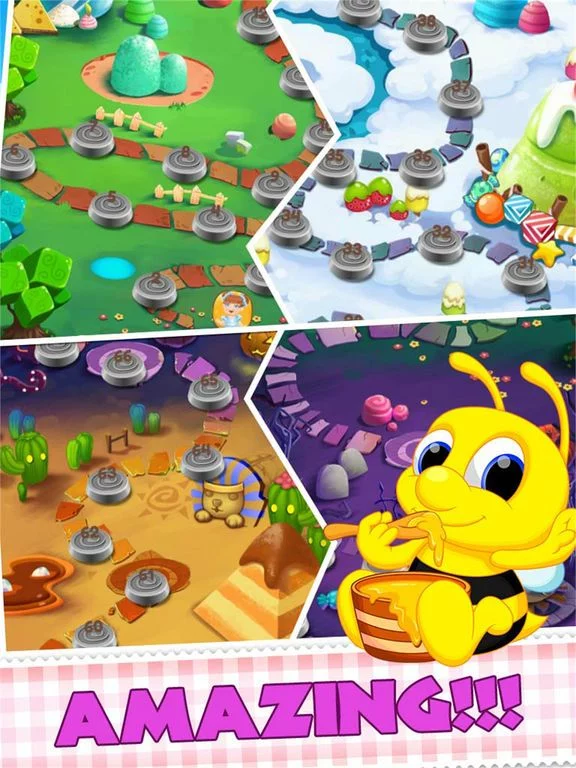 Изображение игры: Sweet Yummy And Cookie Dessert Match 3 Puzzle