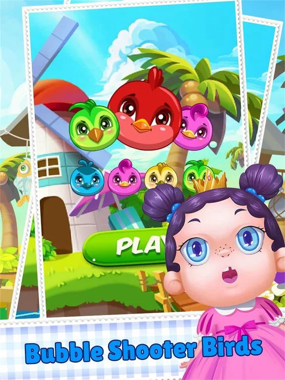 Изображение игры: Crazy Bubble Shooter Birds Rescue - Funny Cat Pop Mania And Adventure Games