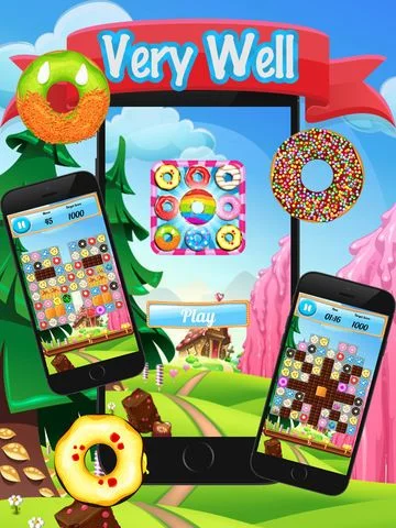 Изображение игры: Donut Sweet Pop Mania