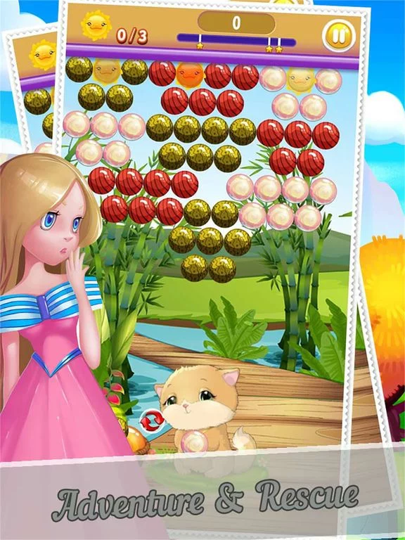 Изображение игры: Amazing Bubble Pet Go Adventure - Pop And Rescue Puzzle Shooter Games