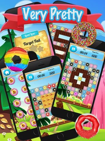 Изображение игры: Donut Sweet Pop Mania