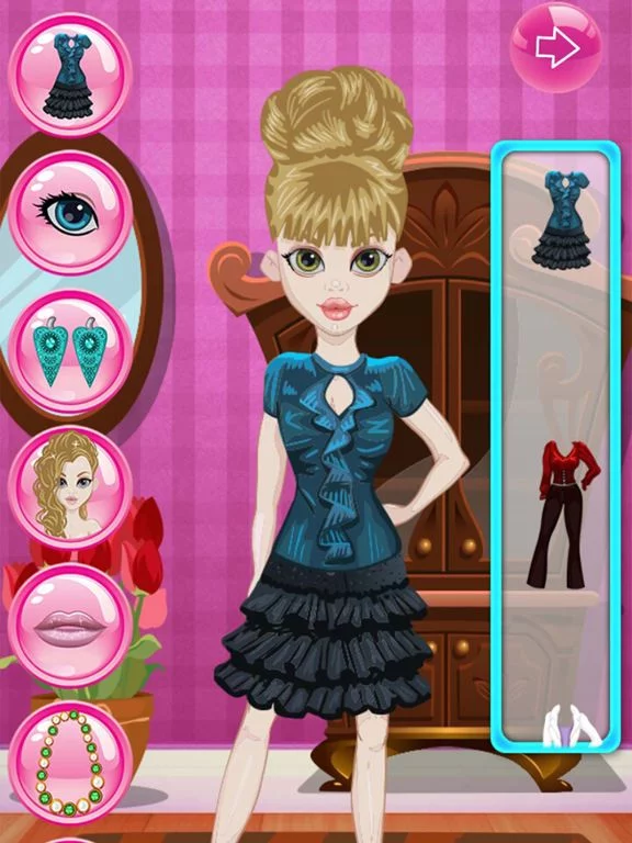 Изображение игры: Fashion Girls Dress Up Top Model Styling Makeover