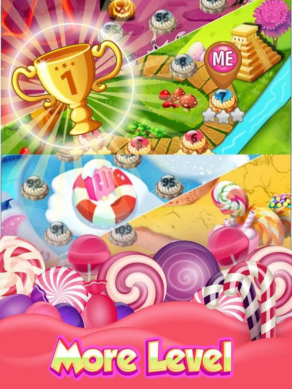 Изображение игры: Super Charming Lollipop Perfect Match 3 Sugar Land