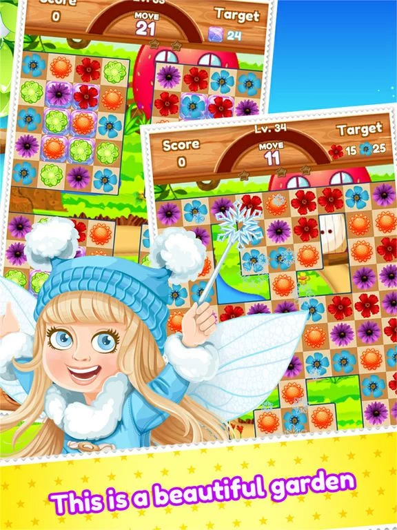 Изображение игры: Blossom Garden Crush Paradise