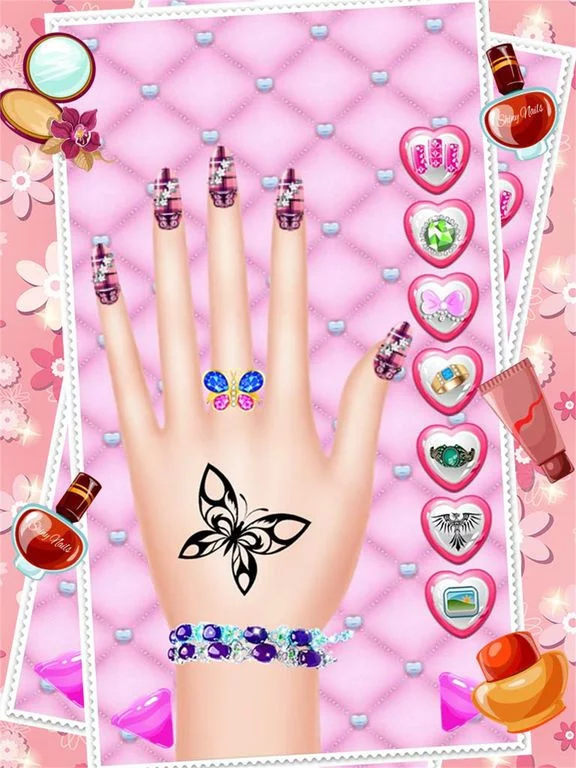 Изображение игры: Fashion Nail Salon And Beauty Spa Games For Girls - Princess Manicure Makeover Design And Dress Up