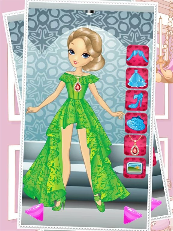 Изображение игры: Princess Fashion Dress Up Party Power Star Story Make Me Style