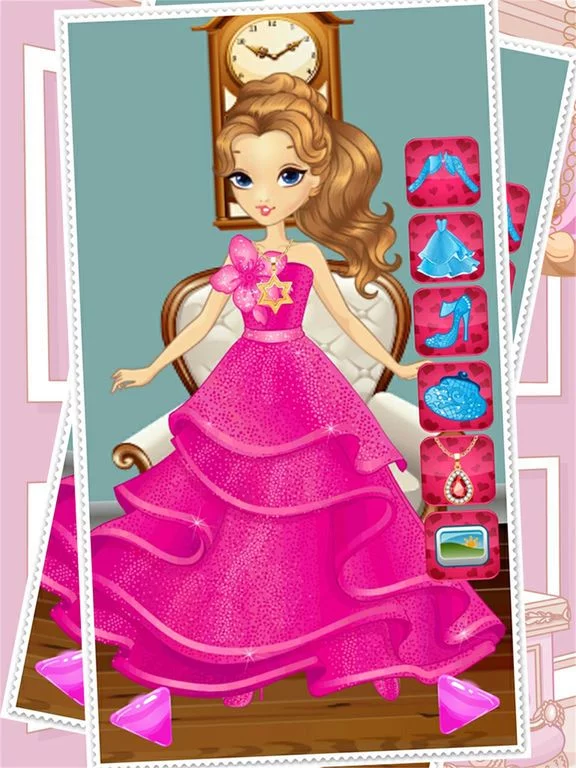 Изображение игры: Princess Fashion Dress Up Party Power Star Story Make Me Style