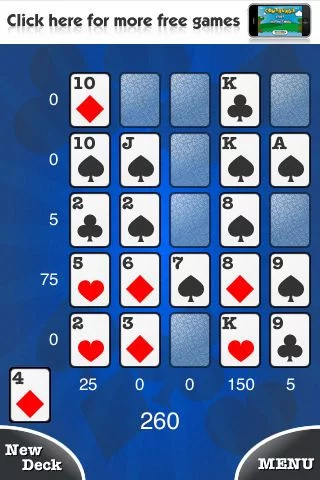 Изображение игры: Poker Solitaire Free