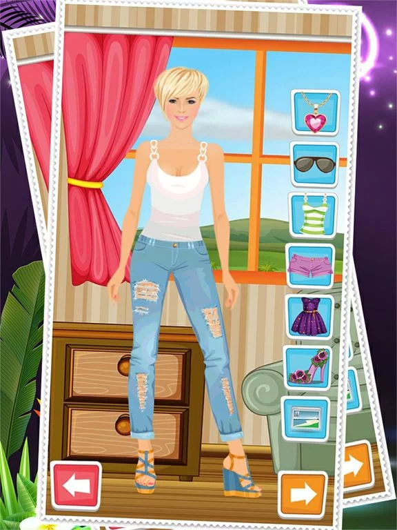 Изображение игры: Beauty Girls Dress Me Up Summer Collection - Fashion Model And Makeover