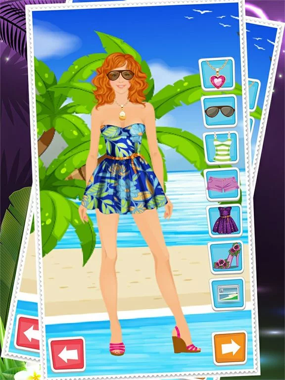 Изображение игры: Beauty Girls Dress Me Up Summer Collection - Fashion Model And Makeover