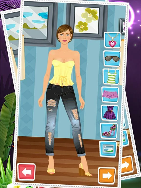 Изображение игры: Beauty Girls Dress Me Up Summer Collection - Fashion Model And Makeover