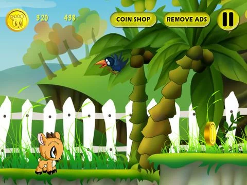 Изображение игры: My Little Goat's Fun Run - Free version