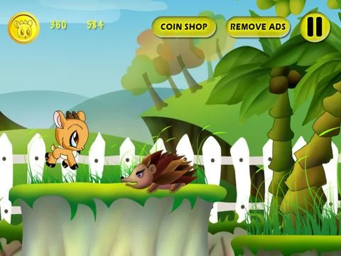 Изображение игры: My Little Goat's Fun Run - Free version