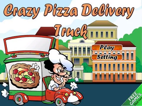 Изображение игры: Crazy Pizza Delivery Truck