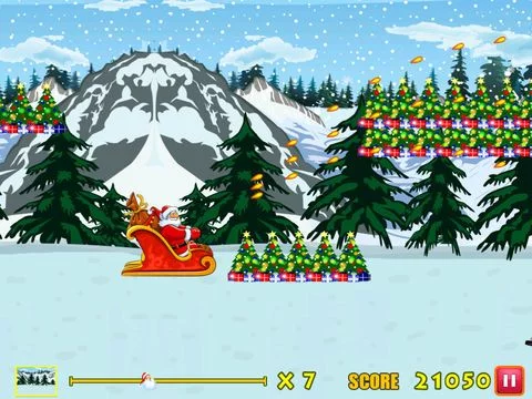 Изображение игры: Amazing Santa Racing Skateboard Game