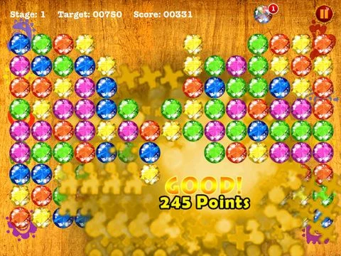 Изображение игры: Ancient Jewel Mine Gem Blast Quest