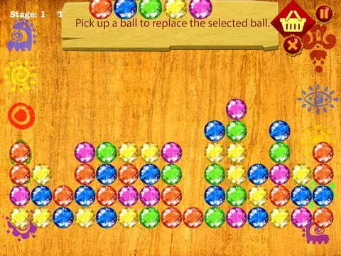 Изображение игры: Ancient Jewel Mine Gem Blast Quest