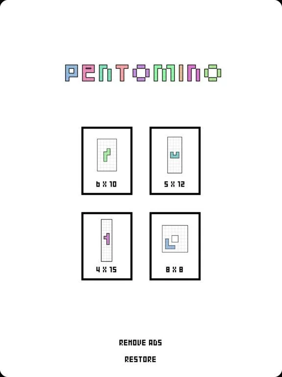 Изображение игры: Pentomino Lite