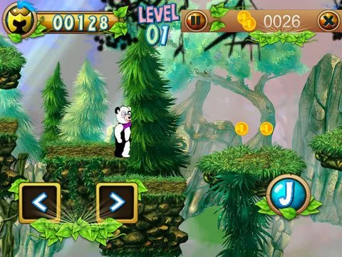 Изображение игры: Panda-Run Free