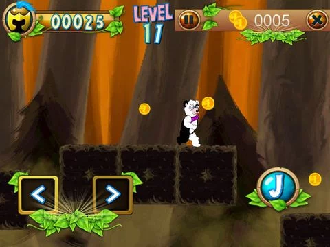 Изображение игры: Panda-Run Free