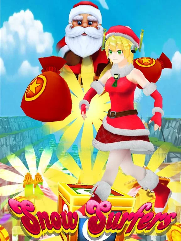 Изображение игры: Christmas Run - Snow Princess Train Surfers